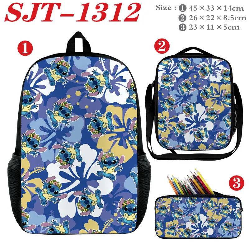 Disney 3pcs Lilo and Stitch Backpack Simple Female Male Lovely Student School Bag Large Capacity Light Laptop Travel Knapsacks
Disney 3pcs Lilo and Stitch Backpack Simple Female Male Lovely Student School Bag Large Capacity Light Laptop Travel Knapsacks