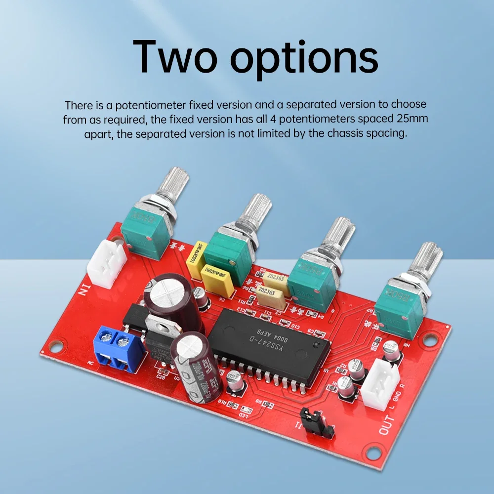 YSS247-D AC/DC Dual purpose Audio Amplifier Board High and Low Frequency Adjustment Pre module AC5-16V/DC7-21V
YSS247-D AC/DC Dual purpose Audio Amplifier Board High and Low Frequency Adjustment Pre module AC5-16V/DC7-21V