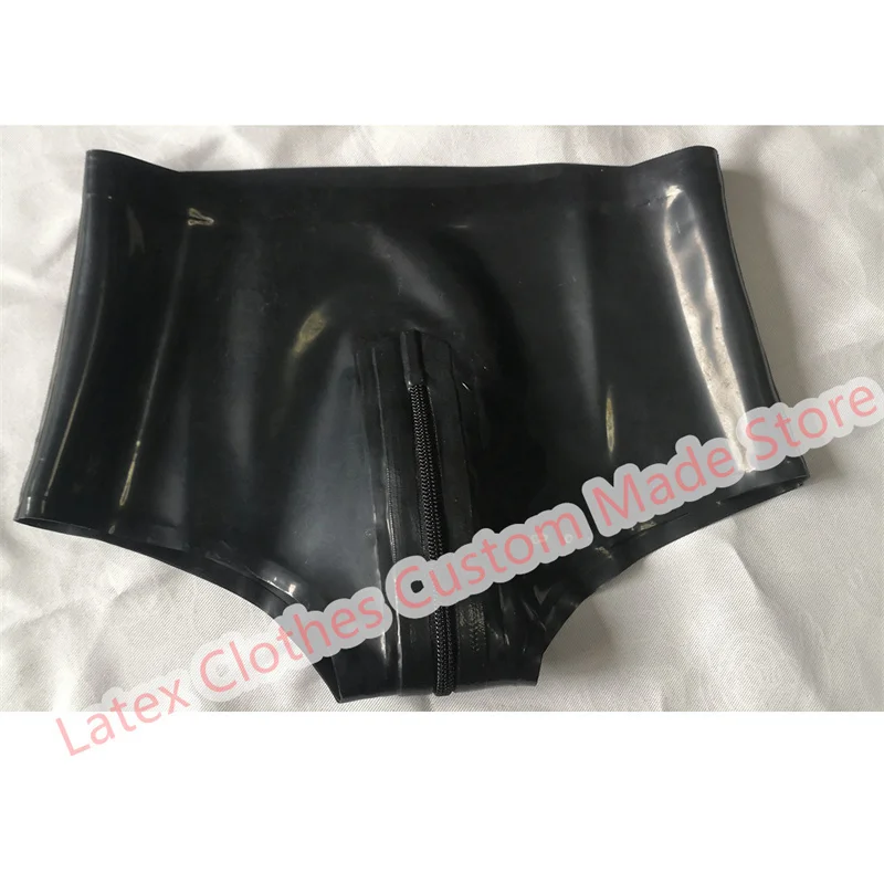 Latex Shorts Panties Black Sexy Short Briefs with Zip Fetish Underwear for Women
Latex Shorts Panties Black Sexy Short Briefs with Zip Fetish Underwear for Women