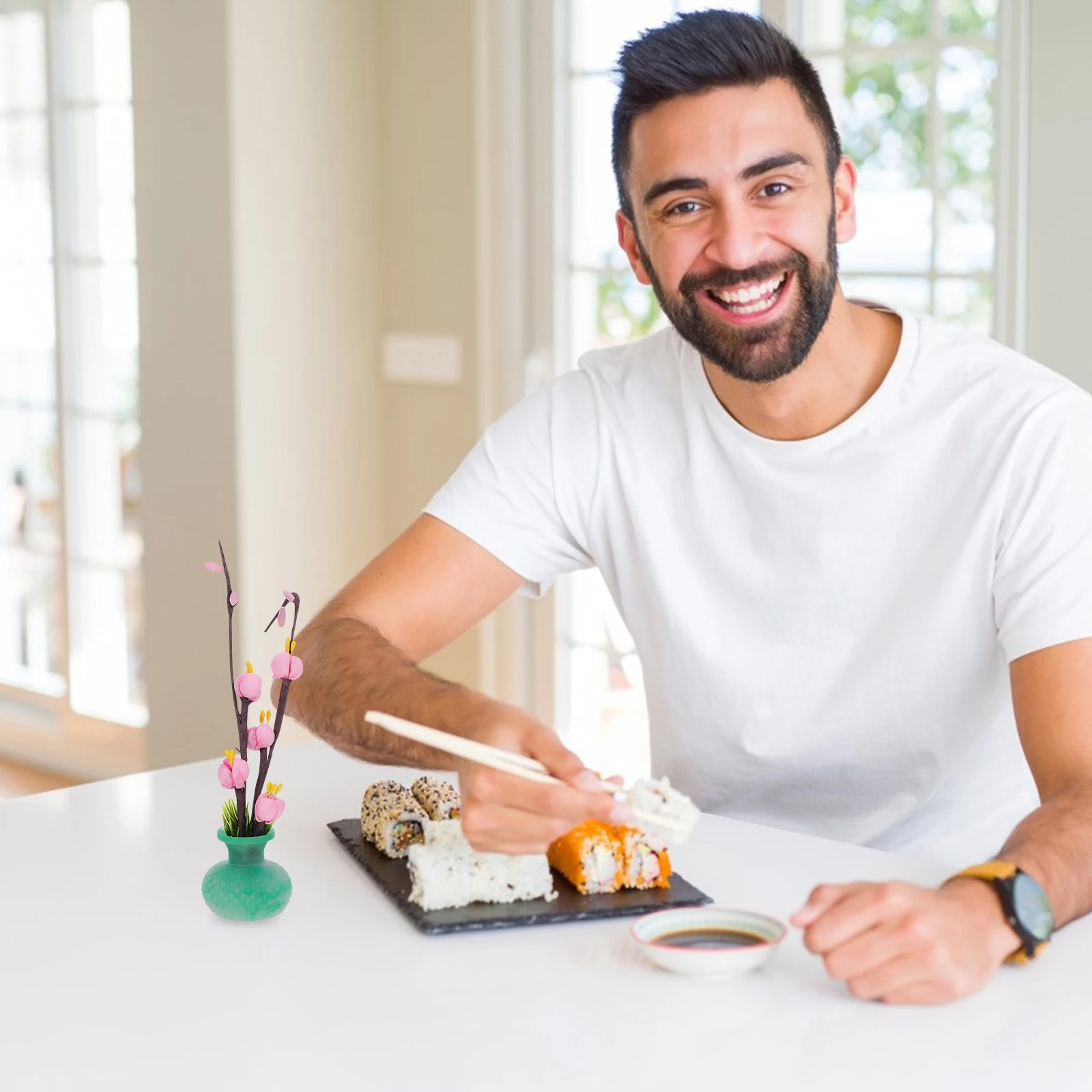 Sushi Restaurant Flower Desktop Ornament Dish Decor Plants Platter Plate Decoration Japanese Food
Sushi Restaurant Flower Desktop Ornament Dish Decor Plants Platter Plate Decoration Japanese Food