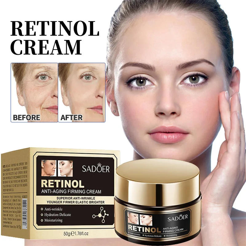 Retinol Lifting Firming Face Cream Remove Wrinkle Anti-Aging Fade Fine Lines Whitening Brighten Facial Skin Care Beauty Health
Retinol Lifting Firming Face Cream Remove Wrinkle Anti-Aging Fade Fine Lines Whitening Brighten Facial Skin Care Beauty Health