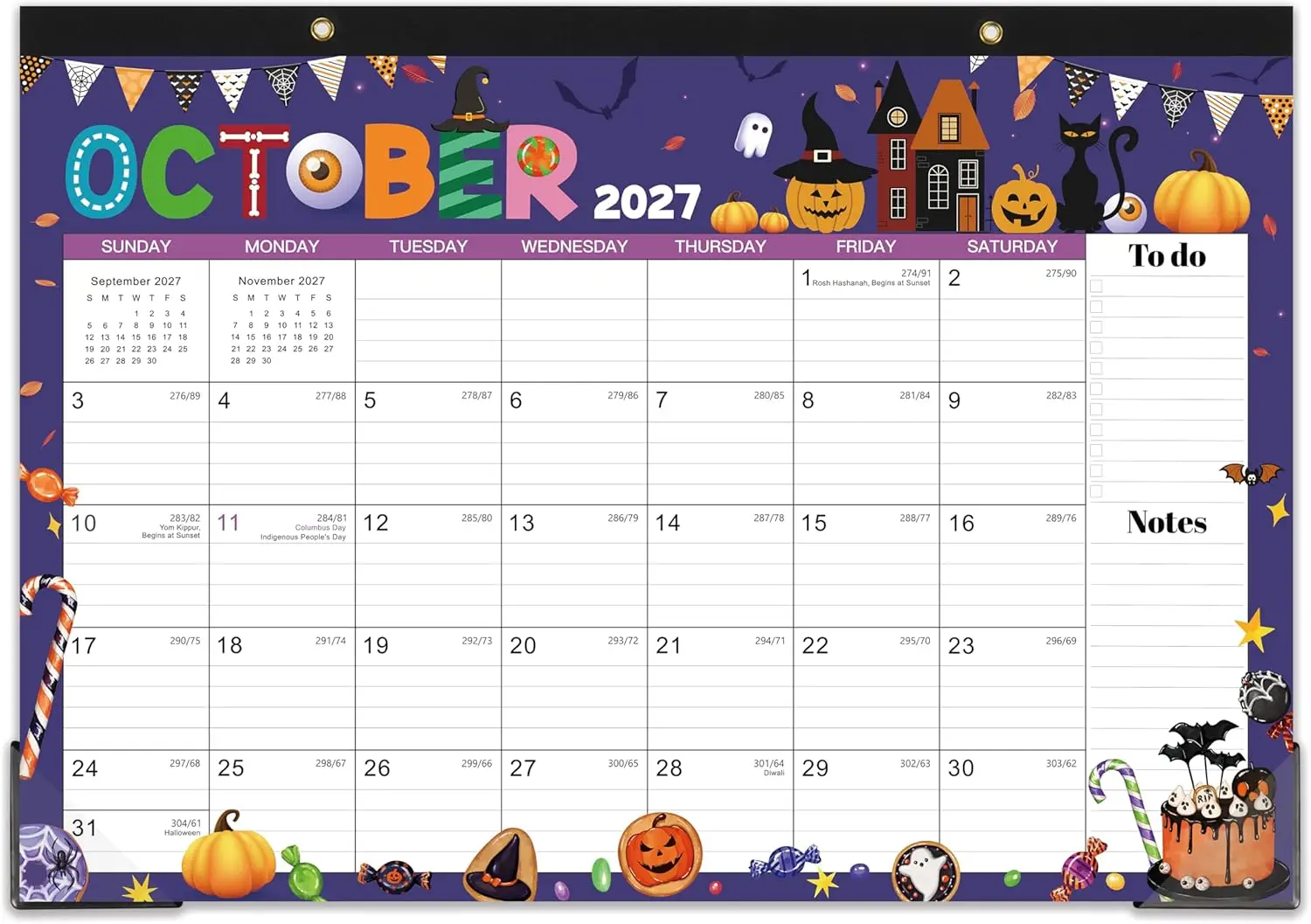 18-Month Desk Calendar Jul.2026-Dec.2027, 17x12, 12 Themes, Corner Protectors
18-Month Desk Calendar Jul.2026-Dec.2027, 17x12, 12 Themes, Corner Protectors