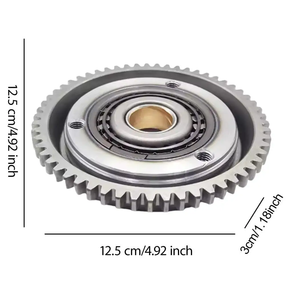 Motorcycle Engine Starter Gear 57T Durable Metal Clutch Drive Kit Performance Upgrade for ZS174MN-5 NB300
Motorcycle Engine Starter Gear 57T Durable Metal Clutch Drive Kit Performance Upgrade for ZS174MN-5 NB300