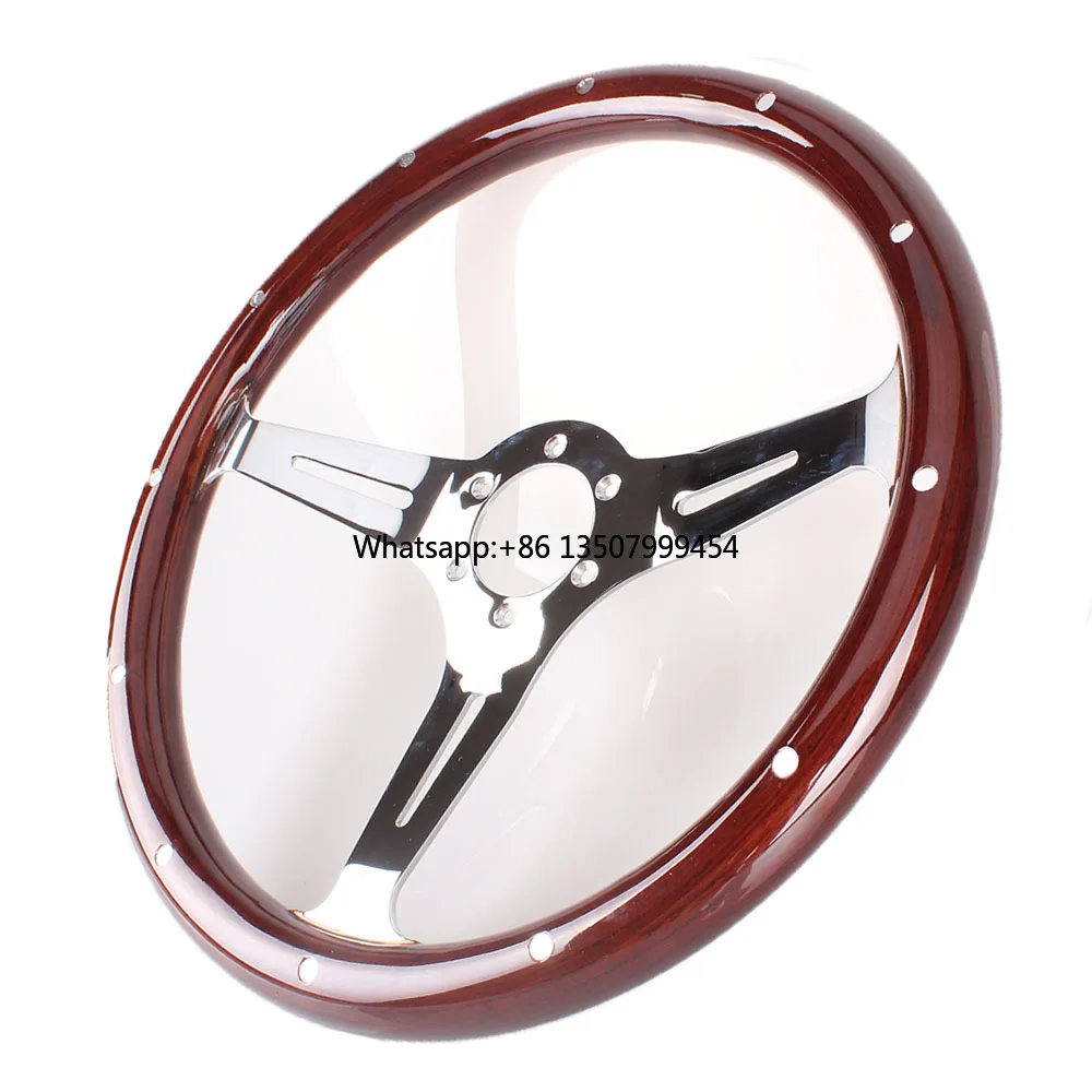 Decorative Personalized Classic Custom Wood Car Steering Wheel for Racing Cars
Decorative Personalized Classic Custom Wood Car Steering Wheel for Racing Cars