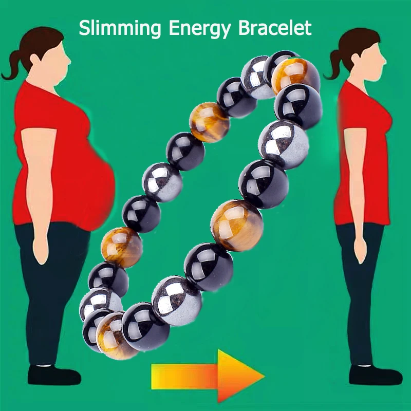 Women Slimming Energy Bracelet Original Natural Magnetic Obsidian Beads Bracelets Elastic Rope Bracelet Help Weight Loss Jewelry
Women Slimming Energy Bracelet Original Natural Magnetic Obsidian Beads Bracelets Elastic Rope Bracelet Help Weight Loss Jewelry