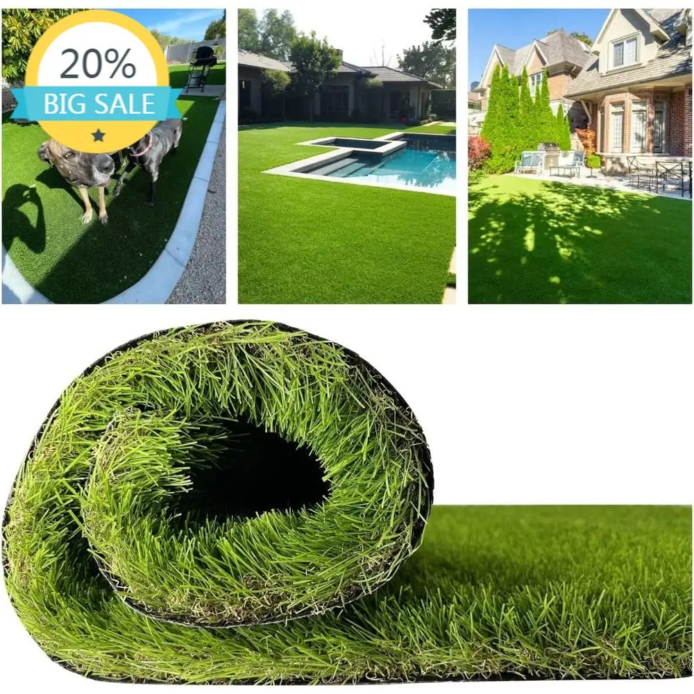 Плотный, роскошный искусственный газон, 9x11 футов, высота ворса 1,77 см, густая трава, подходит для использования внутри и снаружи помещений, безопасен для домашних животных, G
Плотный, роскошный искусственный газон, 9x11 футов, высота ворса 1,77 см, густая трава, подходит для использования внутри и снаружи помещений, безопасен для домашних животных, G