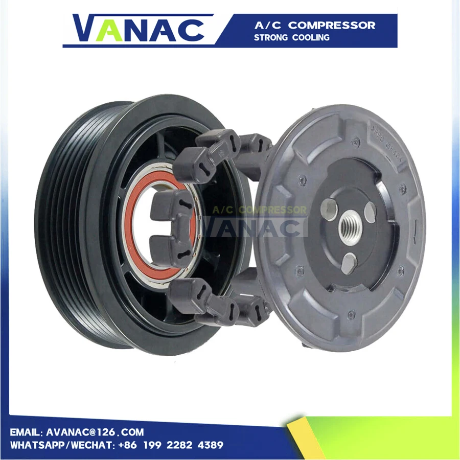 96756558A/C шкив сцепления компрессора кондиционера 9672247080 для PEUGEOT 208 2008, Partner 1,5 CITROEN C3 1,0 1,2 96756558880 
96756558A/C шкив сцепления компрессора кондиционера 9672247080 для PEUGEOT 208 2008, Partner 1,5 CITROEN C3 1,0 1,2 96756558880