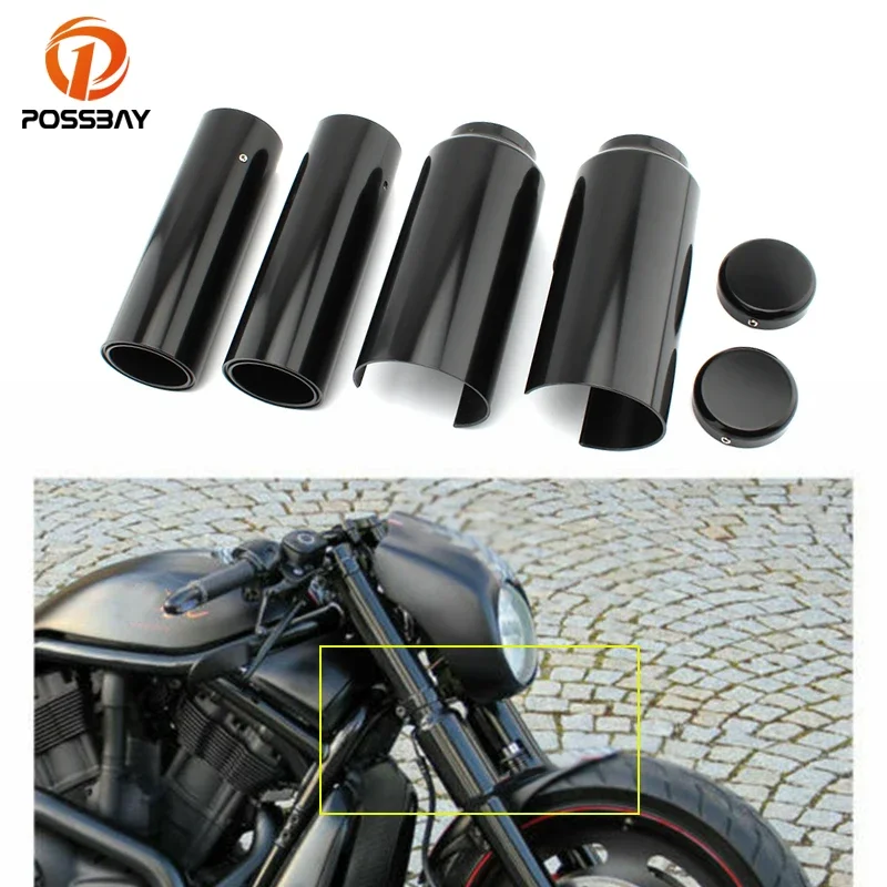 Motorcycle Full Fork Cover Set for Harley Davidson Dyna 2006-2017 Front Fork Tube Cap Boot Covers Black Aluminum Accessories
Motorcycle Full Fork Cover Set for Harley Davidson Dyna 2006-2017 Front Fork Tube Cap Boot Covers Black Aluminum Accessories