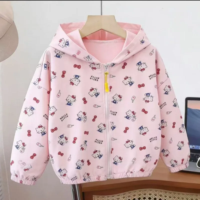 New Sanrio UV Resistant Ice Silk Sunscreen Clothes Cartoon Hello Kitty Quick Drying Summer Lightweight Breathable Sports Outware
New Sanrio UV Resistant Ice Silk Sunscreen Clothes Cartoon Hello Kitty Quick Drying Summer Lightweight Breathable Sports Outware