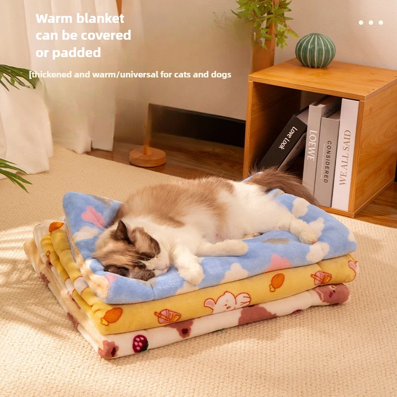 Pet Cat Bed Thicken Flannel Cushion,Can Be Covered or Padded with Blankets for Warmth in Autumn and Winter,Pets Supplies Dog Bed
Pet Cat Bed Thicken Flannel Cushion,Can Be Covered or Padded with Blankets for Warmth in Autumn and Winter,Pets Supplies Dog Bed