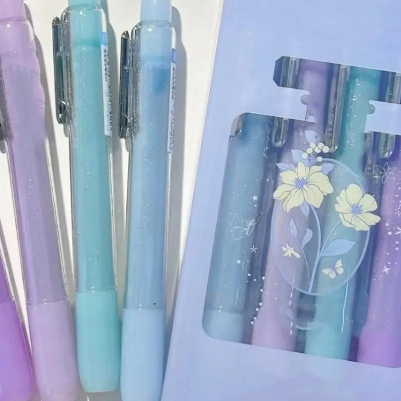 4Pcs Glittering Highlighter Marker Chiseled Tip Quick Dry For Notebook Planner K1KF
4Pcs Glittering Highlighter Marker Chiseled Tip Quick Dry For Notebook Planner K1KF