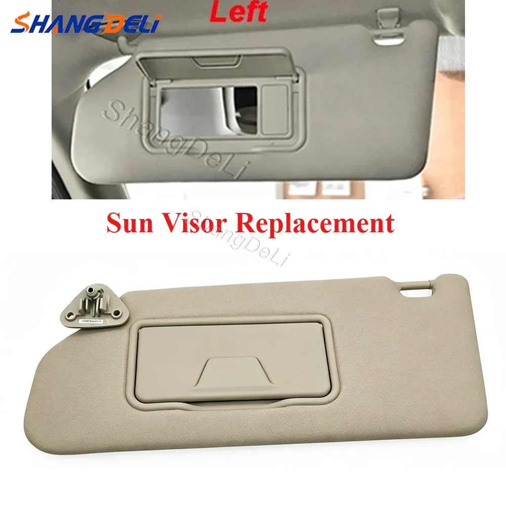 Sun Visor Replacement Left Side Car Interior Sun Visor with Mirror Fit for Mitsubishi Outlander 2013-2019
Sun Visor Replacement Left Side Car Interior Sun Visor with Mirror Fit for Mitsubishi Outlander 2013-2019