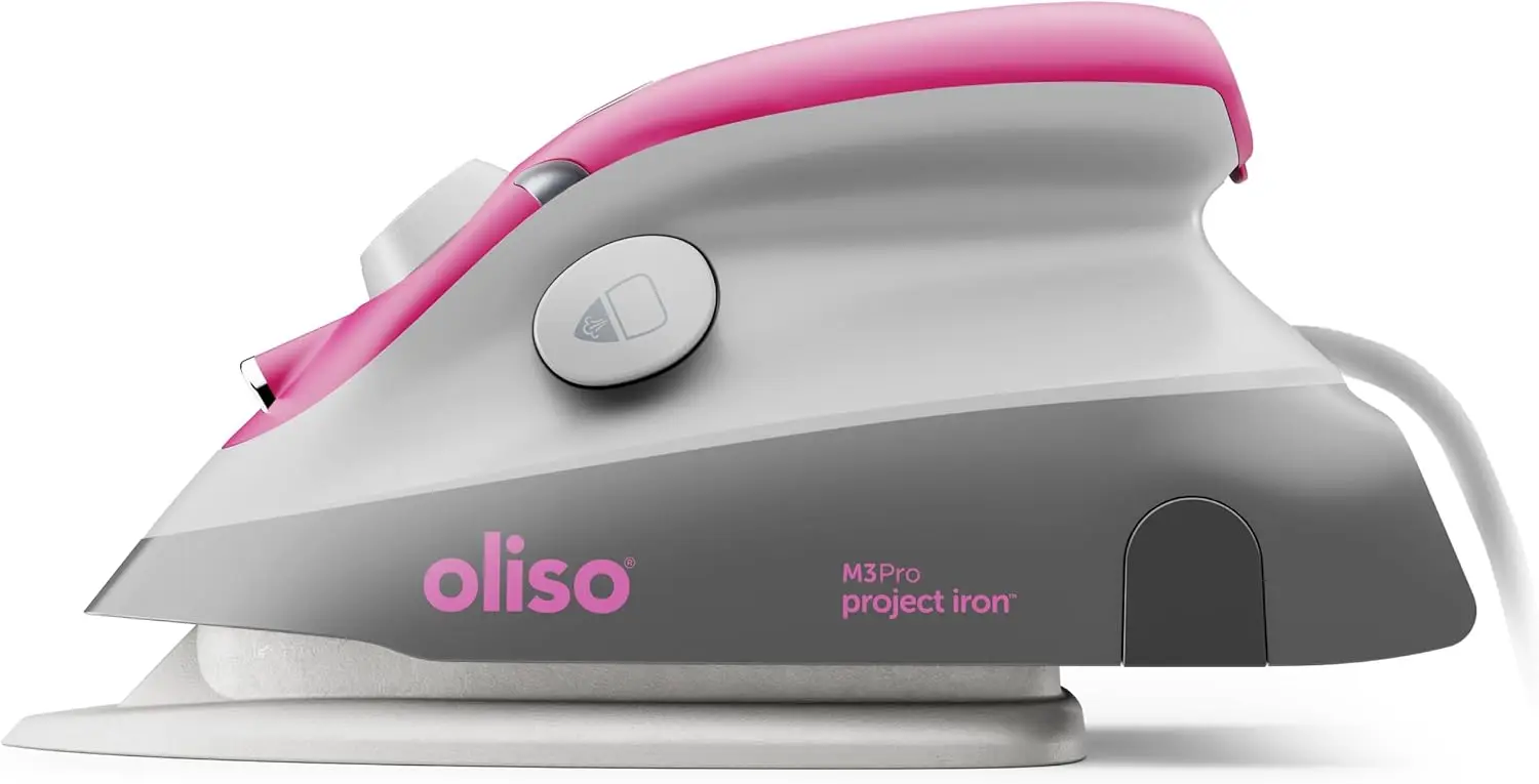 M3Pro Steam Iron with Ceramic Soleplate & LED Light for Sewing, Quilting, Crafting, Travel – 1000W Power
M3Pro Steam Iron with Ceramic Soleplate & LED Light for Sewing, Quilting, Crafting, Travel – 1000W Power