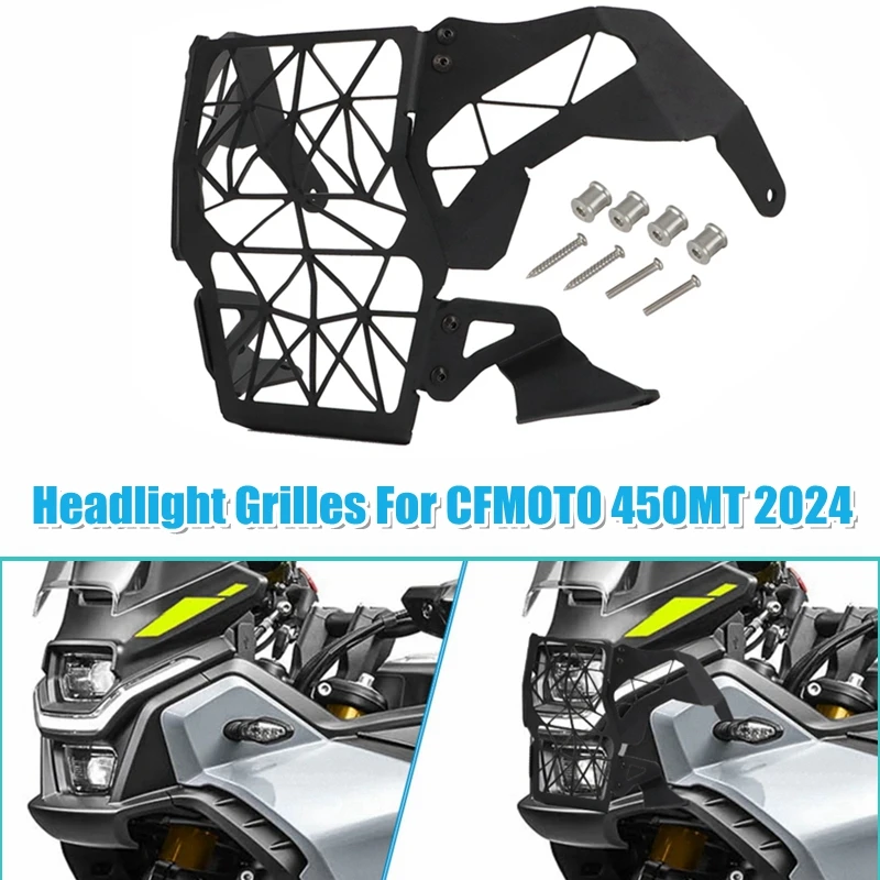 Motorcycle Headlight Grilles Guard For CFMOTO 450MT CF MOTO 450 MT MT450 2024 Headlamp Protection Cover Front Light Protector
Motorcycle Headlight Grilles Guard For CFMOTO 450MT CF MOTO 450 MT MT450 2024 Headlamp Protection Cover Front Light Protector