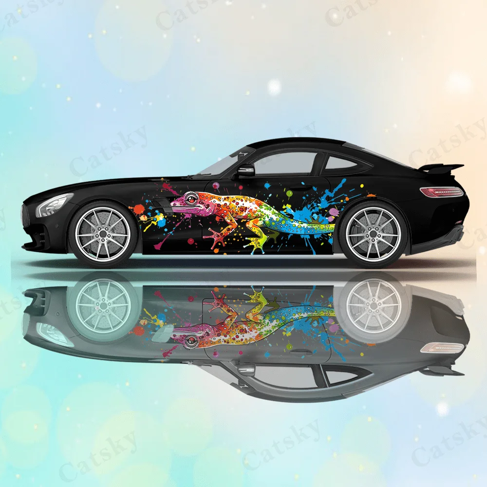 Colored Gecko Splash Car Sticker Full Body Floral Decoration Covering Scratches Protect Car Sticker Waterproof Car Vinyl Wraps
Colored Gecko Splash Car Sticker Full Body Floral Decoration Covering Scratches Protect Car Sticker Waterproof Car Vinyl Wraps