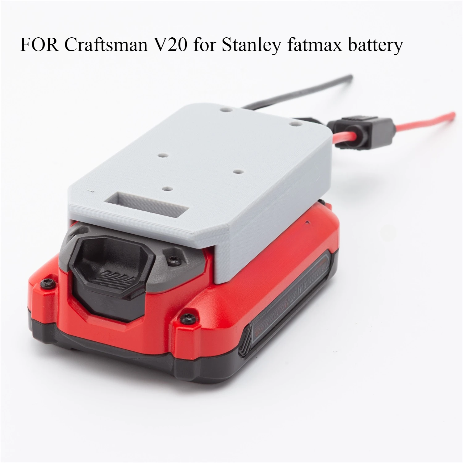 For Craftsman V20 Battery Power Tool Wheel Adapter With Fuse 14AWG Terminal For DIY Remote Control Car Toy Robot Power Connector
For Craftsman V20 Battery Power Tool Wheel Adapter With Fuse 14AWG Terminal For DIY Remote Control Car Toy Robot Power Connector