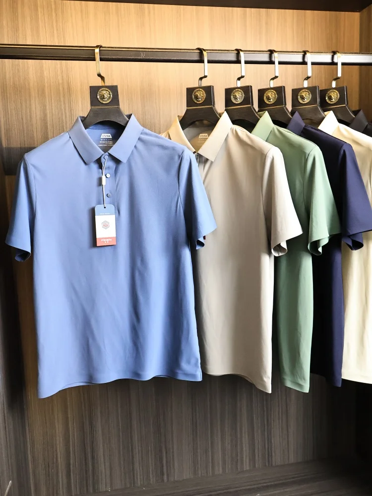 Comfortable Smooth Summer Business Seamless Heat Sensation Elastic Shirt Men's Short Sleeve Turn-down Collar Fashion Urb...
Comfortable Smooth Summer Business Seamless Heat Sensation Elastic Shirt Men's Short Sleeve Turn-down Collar Fashion Urb...