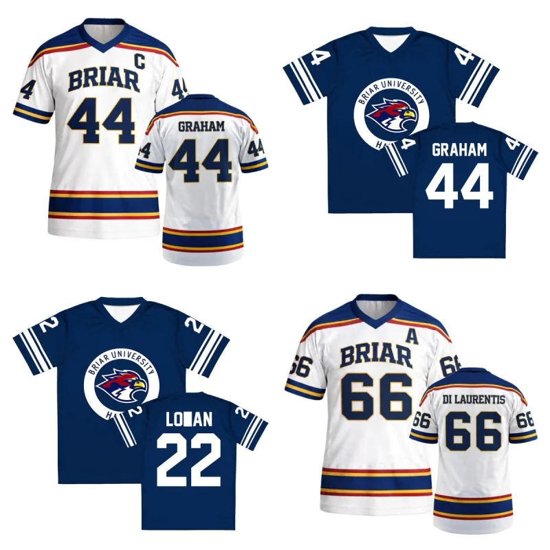 Series TV Off Campus Briar University Jersey Graham 44 22 DI LAURENTIS 66 Tucker46 T-shirt Unisex Streetwear Loose Family
Series TV Off Campus Briar University Jersey Graham 44 22 DI LAURENTIS 66 Tucker46 T-shirt Unisex Streetwear Loose Family