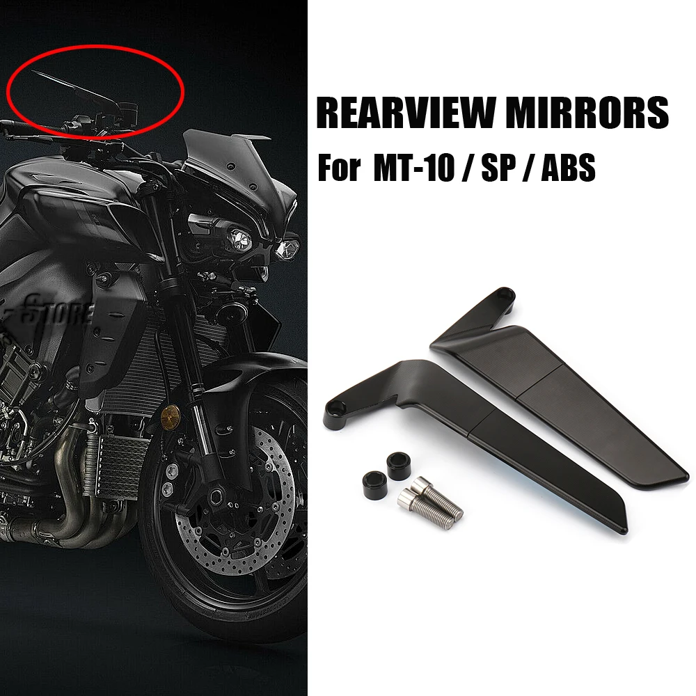 Universal Motorcycle Accessories Mirror Wind Wing side Rearview Reversing mirror For YAMAHA MT-10 SP MT10 MT 10 ABS mt10
Universal Motorcycle Accessories Mirror Wind Wing side Rearview Reversing mirror For YAMAHA MT-10 SP MT10 MT 10 ABS mt10