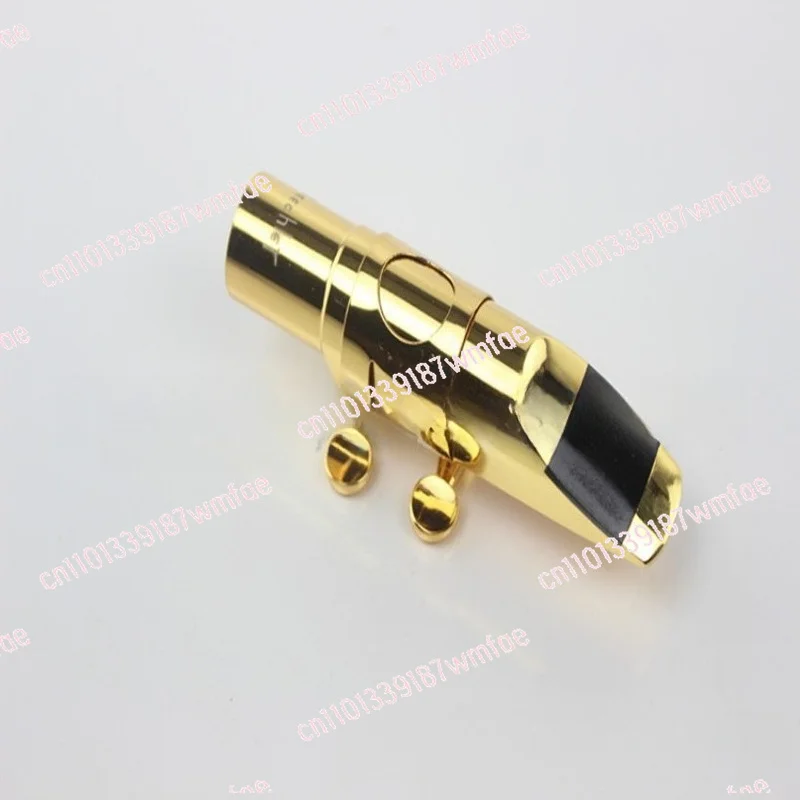 Gold Plated Alto Saxophone Metal Mouthpiece, Professional Musical Instrument Accessory for Alto Sax Saxophonist Performance
Gold Plated Alto Saxophone Metal Mouthpiece, Professional Musical Instrument Accessory for Alto Sax Saxophonist Performance