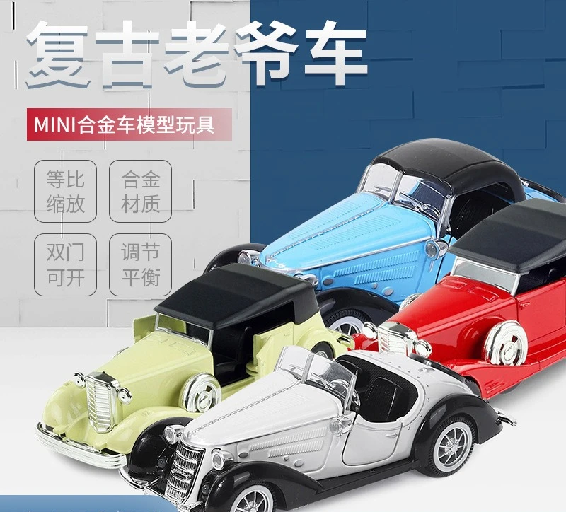 1:32 Scale Diecast Alloy Vintage Cadillac Model with Open Doors & Pull-Back Mechanism Collectible Gift for Car Enthusiasts
1:32 Scale Diecast Alloy Vintage Cadillac Model with Open Doors & Pull-Back Mechanism Collectible Gift for Car Enthusiasts