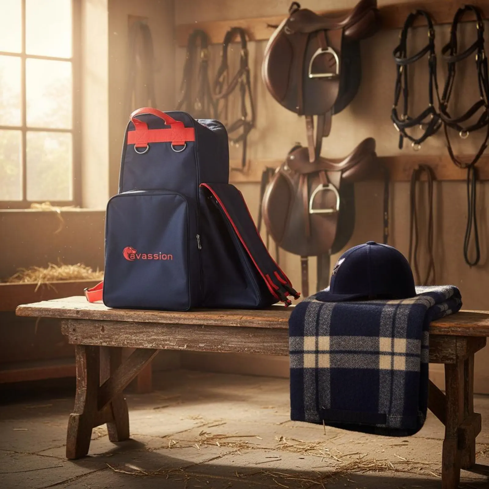 Multi Compartment Riding Bag Multiple Compartments Equestrian Helmet Bag Heavy Duty Quick Reach Pocket for Riders, Stable
Multi Compartment Riding Bag Multiple Compartments Equestrian Helmet Bag Heavy Duty Quick Reach Pocket for Riders, Stable