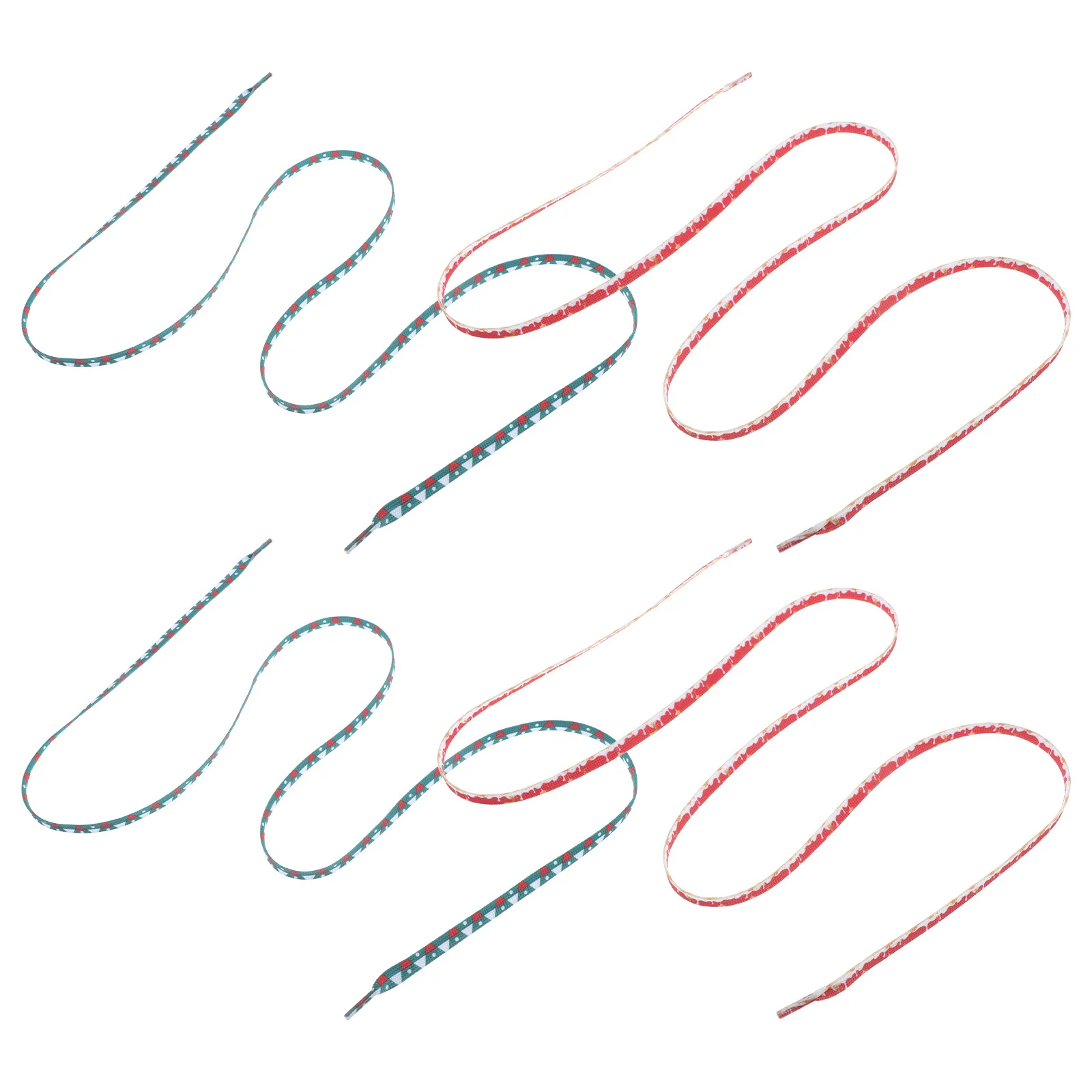 2 пары рождественских шнурков, цветные плоские шнурки, прочные шнурки для кроссовок, замена обуви, повседневные цветные шнурки 
2 пары рождественских шнурков, цветные плоские шнурки, прочные шнурки для кроссовок, замена обуви, повседневные цветные шнурки