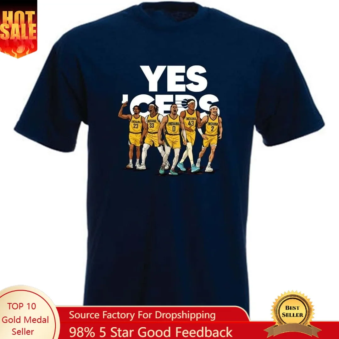 Yes Cers Indianapolis Shirt Men Women Basketball TShirt 2025 Haliburton Turner Siakam Short Sleeve Tee Casual Clothes Unisex
Yes Cers Indianapolis Shirt Men Women Basketball TShirt 2025 Haliburton Turner Siakam Short Sleeve Tee Casual Clothes Unisex