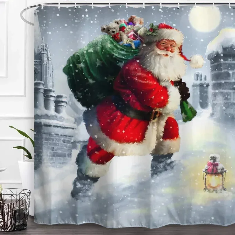 FWM05Santa Claus By Ho Me Lili Shower Curtain Merry Christmas Winter Holiday New Year Xmas Bathroom Decor Fabric Bath6Hn$
FWM05Santa Claus By Ho Me Lili Shower Curtain Merry Christmas Winter Holiday New Year Xmas Bathroom Decor Fabric Bath6Hn$