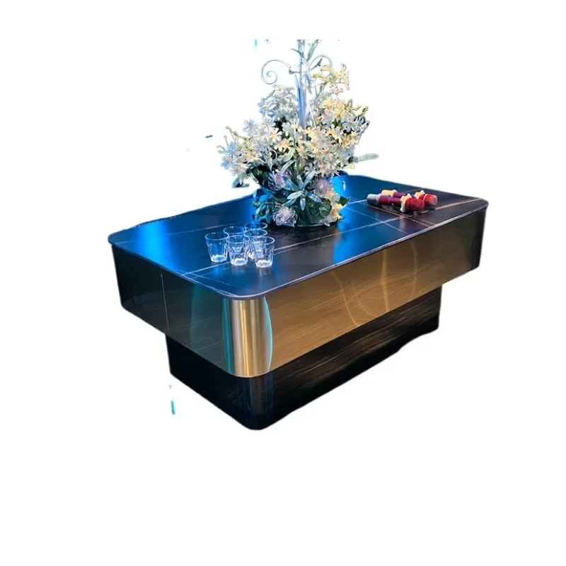 *Luxury Modern Nightclub KTV Bar Table Sintered Stone Top Stainless Steel Customized Size Pub Coffee Table Lounge Furniture
*Luxury Modern Nightclub KTV Bar Table Sintered Stone Top Stainless Steel Customized Size Pub Coffee Table Lounge Furniture