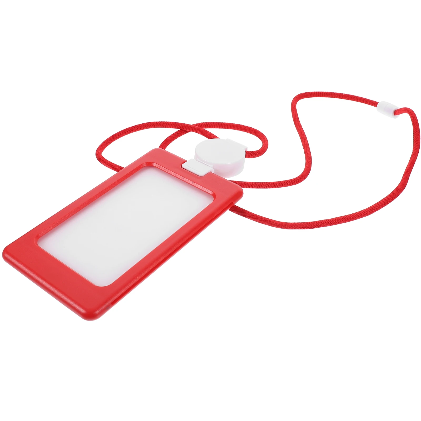 Badge Lanyard Card Holder Red White Retractable Key Rings Student Cards Sleeve Protective Case Id Cover Chest Card Rope
Badge Lanyard Card Holder Red White Retractable Key Rings Student Cards Sleeve Protective Case Id Cover Chest Card Rope