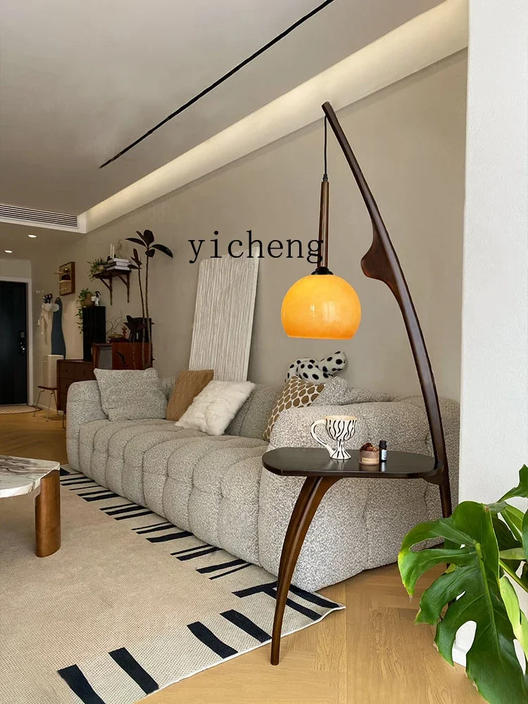Floor Lamp Storage Rack Integrated Solid Wood Small Table Retro Vertical Grapefruit Lamp
Floor Lamp Storage Rack Integrated Solid Wood Small Table Retro Vertical Grapefruit Lamp