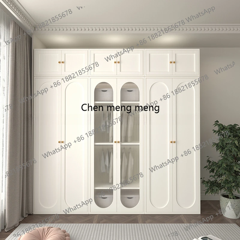 Iron French Luxury Wardrobes Cream Bedroom Storage Glass Portable Open Closet Organizer Storage Guarda Roupas
Iron French Luxury Wardrobes Cream Bedroom Storage Glass Portable Open Closet Organizer Storage Guarda Roupas
