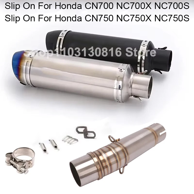 Slip On For Honda NC700 NC700X NC750 NC750X NC750S 2012 - 2023 Motorcycle Exhaust Escape Muffler Mid Link Pipe Carbon DB Killer
Slip On For Honda NC700 NC700X NC750 NC750X NC750S 2012 - 2023 Motorcycle Exhaust Escape Muffler Mid Link Pipe Carbon DB Killer
