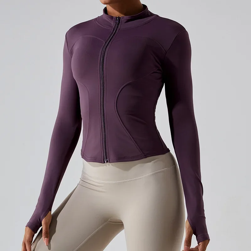 Outdoor Running Yoga Tops Elasticity Women's Sports Jacket Gym Sports Long Sleeves Women Quick-Drying Tights Zipper Hoodie
Outdoor Running Yoga Tops Elasticity Women's Sports Jacket Gym Sports Long Sleeves Women Quick-Drying Tights Zipper Hoodie