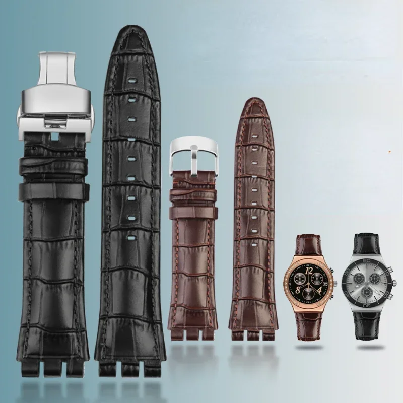 Ремешок из натуральной кожи для часов Swatch Yvs400 Yvs451 Yvb404, вогнуто-выпуклый мужской ремешок с интерфейсом, аксессуары для наручных часов, 21 мм
Ремешок из натуральной кожи для часов Swatch Yvs400 Yvs451 Yvb404, вогнуто-выпуклый мужской ремешок с интерфейсом, аксессуары для наручных часов, 21 мм
