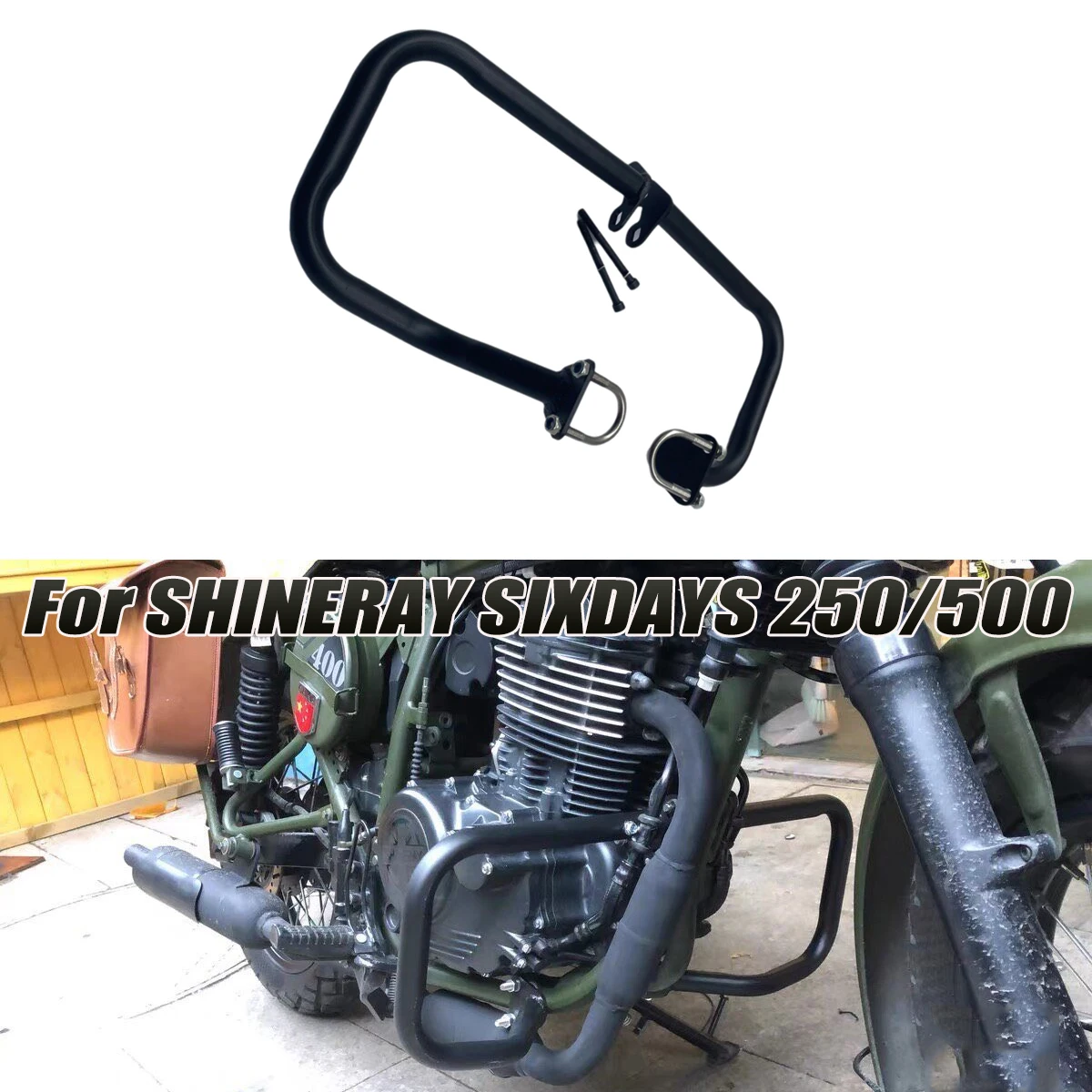Motorcycle Engine Guard Crash Bar Bars Bumper Protector For SHINERAY SIXDAYS 500 250 SIXDAYS500 xy250 xy500 Engine Guard Bumper
Motorcycle Engine Guard Crash Bar Bars Bumper Protector For SHINERAY SIXDAYS 500 250 SIXDAYS500 xy250 xy500 Engine Guard Bumper