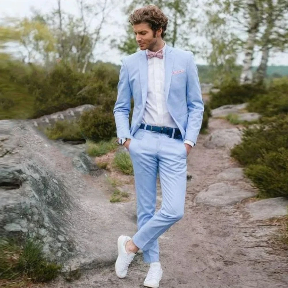 Men Suit 2 Pieces Slim Formal Business Casual For Wedding Groom Party Banquet Gown Set Jacket With Pants
Men Suit 2 Pieces Slim Formal Business Casual For Wedding Groom Party Banquet Gown Set Jacket With Pants