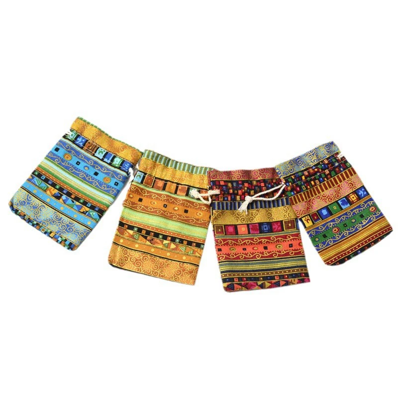 Ethnic Stripe Tribal Drawstring Bags, Bohemian Cotton Jewelry Pouches, Multi-purpose Storage Bags for Party, Xmas and Gift Use
Ethnic Stripe Tribal Drawstring Bags, Bohemian Cotton Jewelry Pouches, Multi-purpose Storage Bags for Party, Xmas and Gift Use