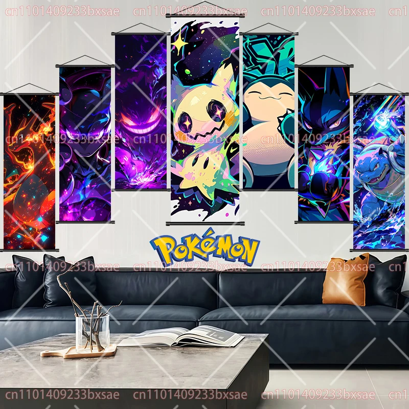 Pokémon Scroll Painting Mew Gengar Lucario Snorlax Greninja Lugia Eevee Studio Background Wall Decoration Hanging Painting Gift
Pokémon Scroll Painting Mew Gengar Lucario Snorlax Greninja Lugia Eevee Studio Background Wall Decoration Hanging Painting Gift
