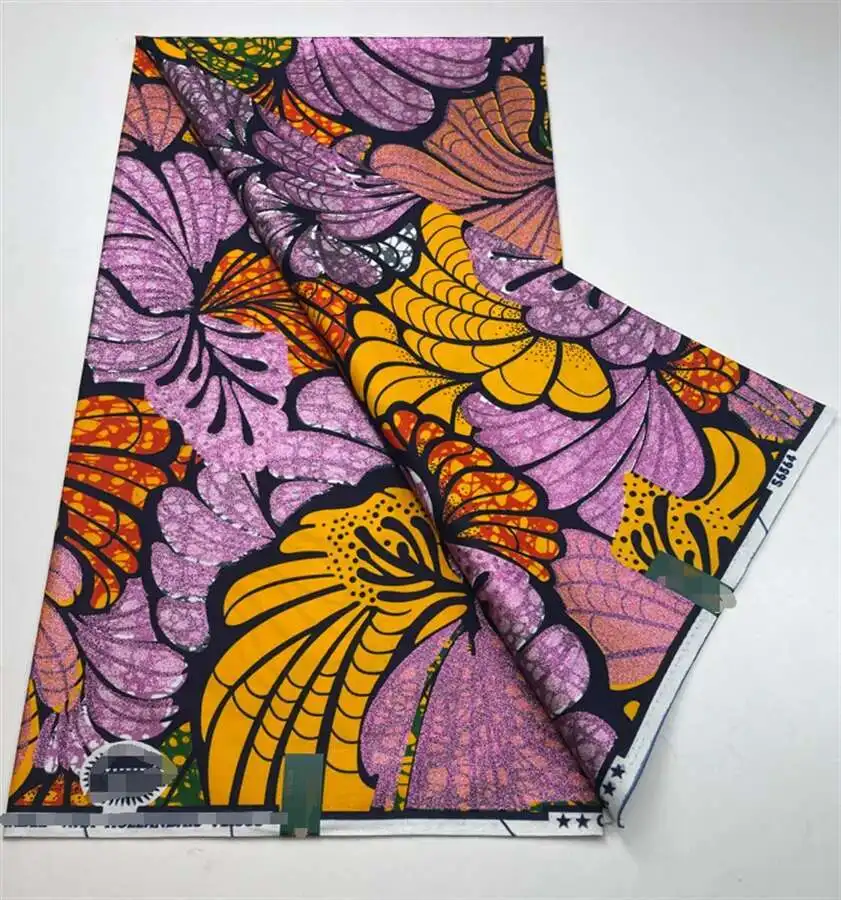 2025 New Nigerian African Wax Fabrics Cotton Print Wrap Batik Ankara High Quality Original Veritable Super Golden Material
2025 New Nigerian African Wax Fabrics Cotton Print Wrap Batik Ankara High Quality Original Veritable Super Golden Material