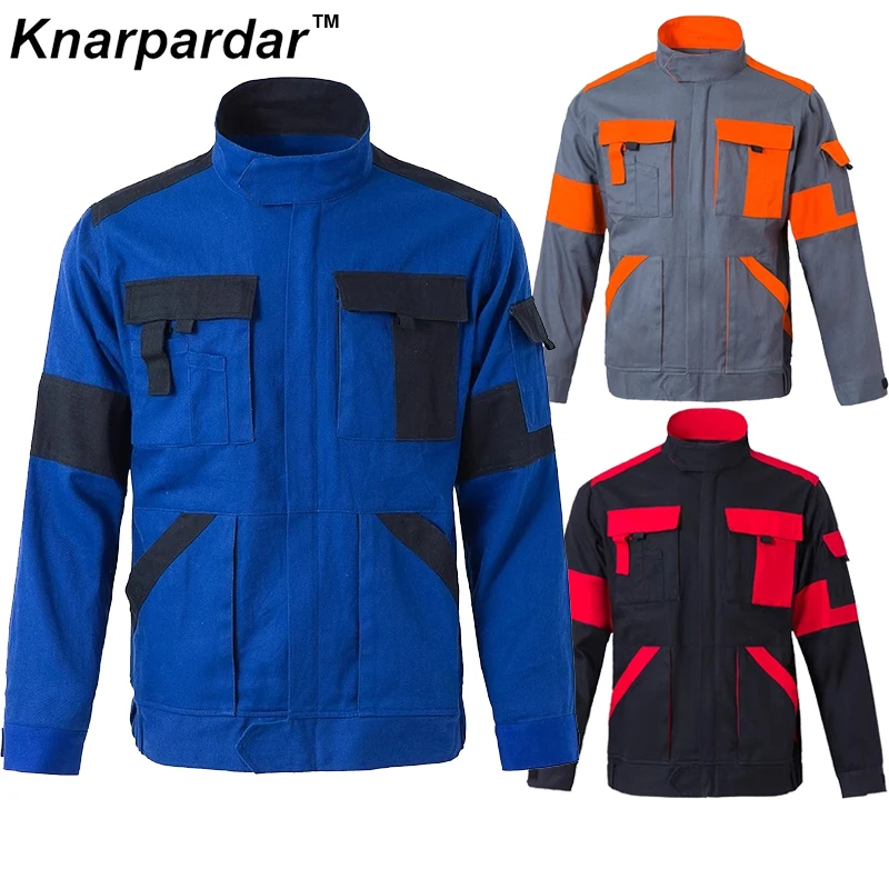 Cotton Two Tone Men's Work Jacket With High Visibility Reflective Tapes Workwear Khaki Work
Cotton Two Tone Men's Work Jacket With High Visibility Reflective Tapes Workwear Khaki Work
