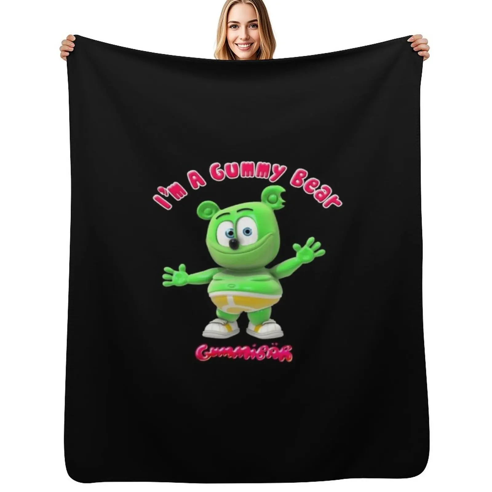 I'm A Gummy Bear Throw Blanket Lightweight Warm Blanket for Indoor Outdoor Use
I'm A Gummy Bear Throw Blanket Lightweight Warm Blanket for Indoor Outdoor Use