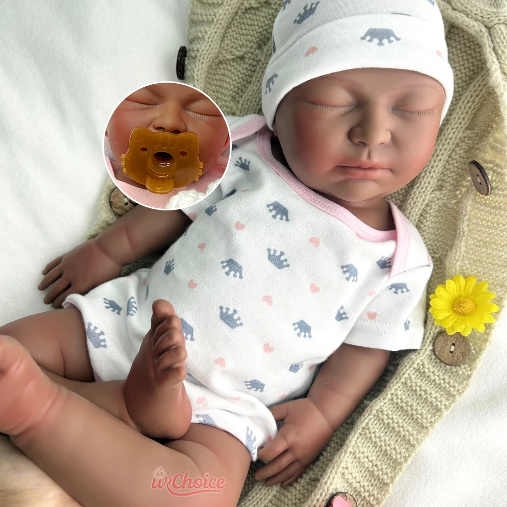 22" Lifelike Silicone Doll Soft Waterproof Reborn Baby Girl Artist’s Prop Exquisite Details Rebirth Doll for Sculpture & Makeup
22" Lifelike Silicone Doll Soft Waterproof Reborn Baby Girl Artist’s Prop Exquisite Details Rebirth Doll for Sculpture & Makeup