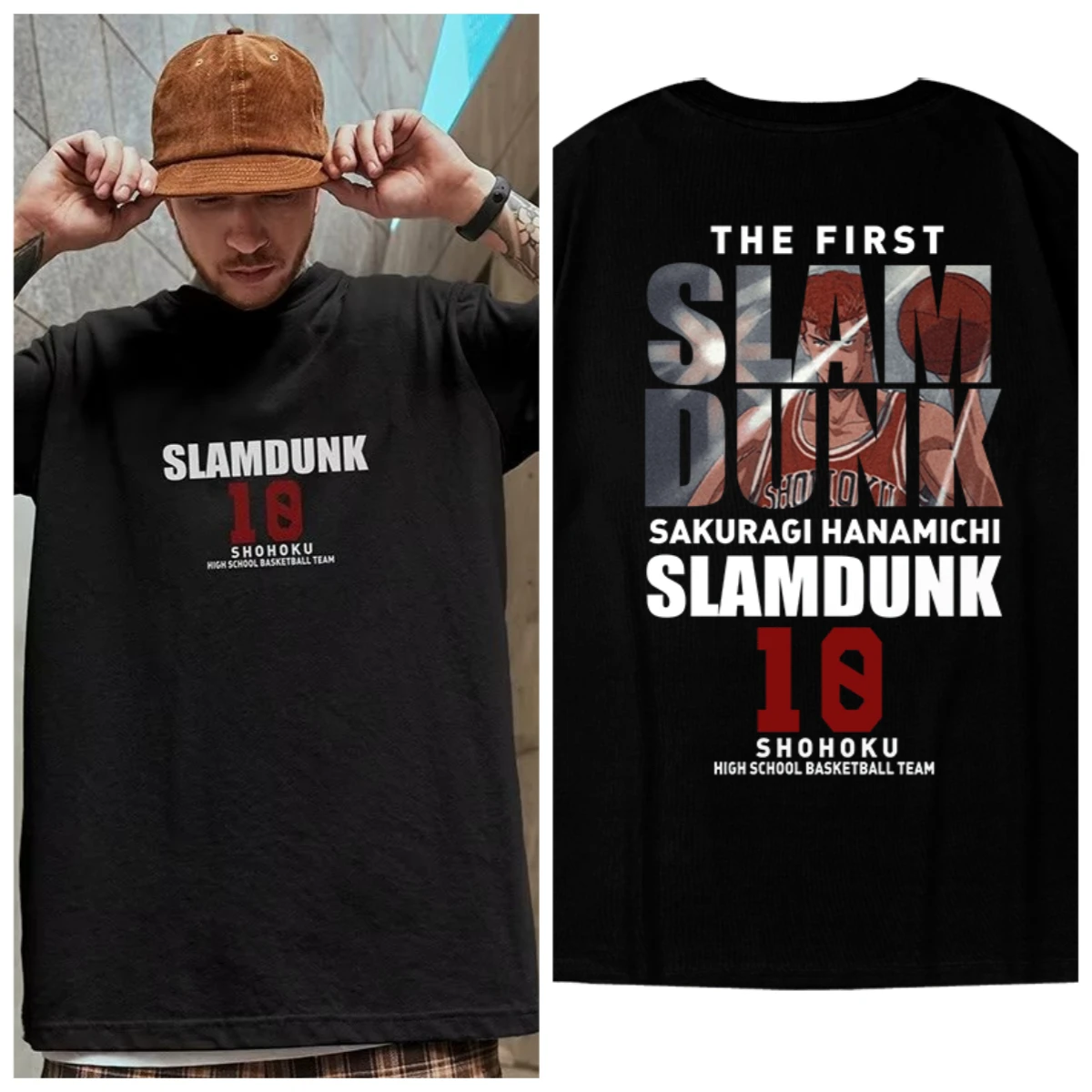 SLAM DUNK No. 10, футболка большого размера с короткими рукавами и принтом из джерси, мужская летняя новая свободная футболка с короткими рукавами для спорта и отдыха
SLAM DUNK No. 10, футболка большого размера с короткими рукавами и принтом из джерси, мужская летняя новая свободная футболка с короткими рукавами для спорта и отдыха