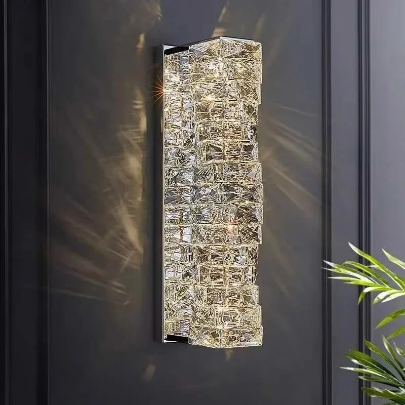 Crystal Wall Lamps for Living Room Bedroom Bedside Sconce Lights Background Modern Lustres Luxury Decoration Home Fixtures Led
Crystal Wall Lamps for Living Room Bedroom Bedside Sconce Lights Background Modern Lustres Luxury Decoration Home Fixtures Led