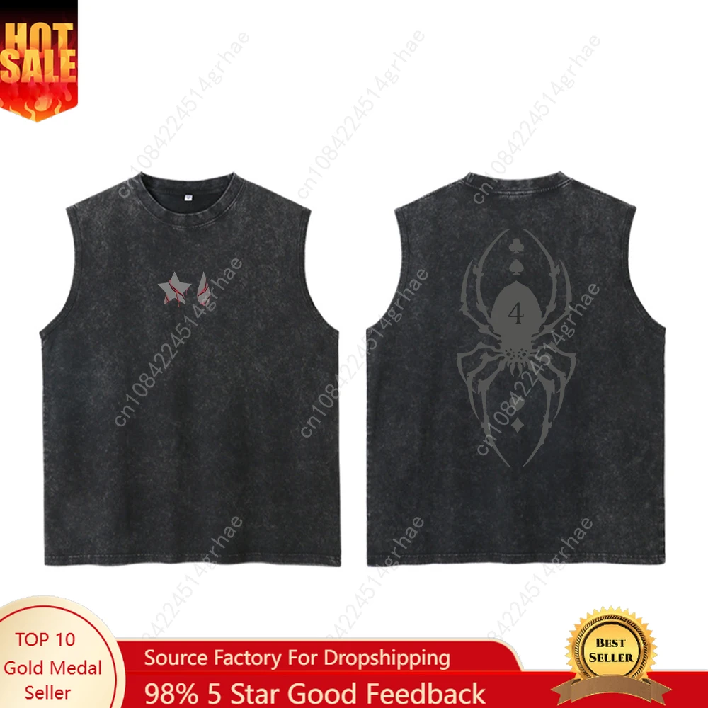 Anime Hunter X Hunter Acid Vest 100% Cotton Printed Sleeveless Retro Gothic Harajuku Style Black Performance Clothes Unisex
Anime Hunter X Hunter Acid Vest 100% Cotton Printed Sleeveless Retro Gothic Harajuku Style Black Performance Clothes Unisex