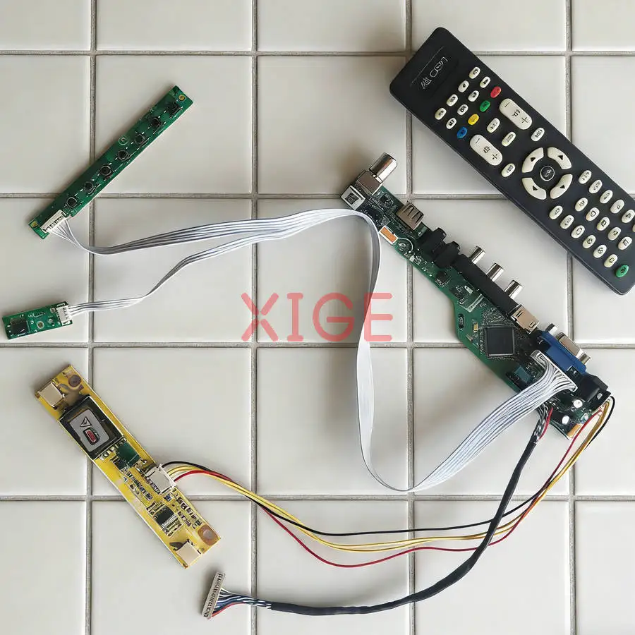 Screen Drive Controller Board Fit G150X1 MT150XN03 M150X5 HT150X02 USB+AV+VGA+HDMI 2-CCFL 1024x768 20 Pins LVDS 1024*768 DIY Kit
Screen Drive Controller Board Fit G150X1 MT150XN03 M150X5 HT150X02 USB+AV+VGA+HDMI 2-CCFL 1024x768 20 Pins LVDS 1024*768 DIY Kit