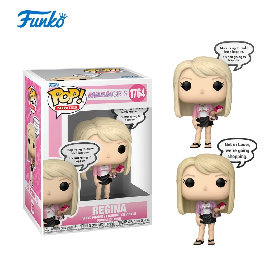Mean Girls Regina Make Fetch Happen Figures #1764 Funko Pop 4.5inch Vinyl Figure Collectible Limited Edition Model Toy Gift
Mean Girls Regina Make Fetch Happen Figures #1764 Funko Pop 4.5inch Vinyl Figure Collectible Limited Edition Model Toy Gift