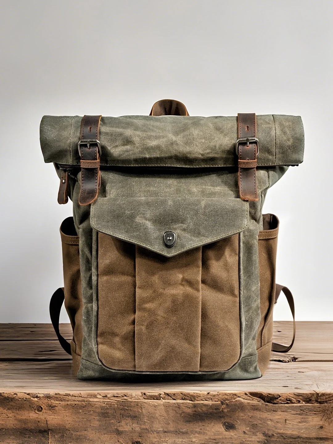 Retro Weathered Canvas Backpack Large Capacity Outdoor Hiking Mountain Climbing Bag Travel Bookbag Double Shoulder Bag
Retro Weathered Canvas Backpack Large Capacity Outdoor Hiking Mountain Climbing Bag Travel Bookbag Double Shoulder Bag